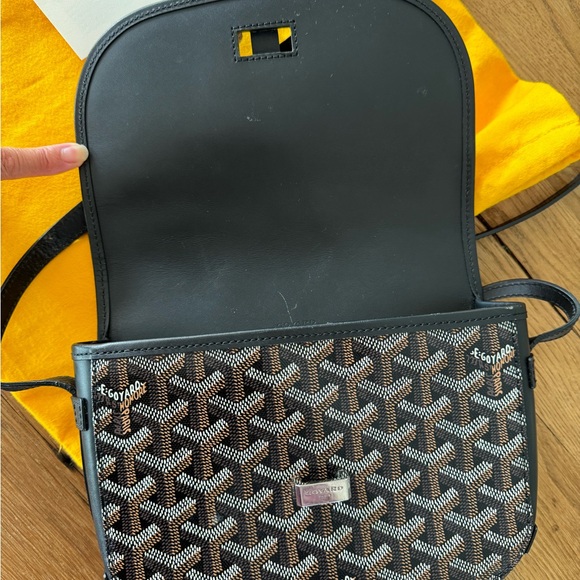 **Authentic** GOYARD Goyardine Belvedere II PM Bag Black - Picture 8 of 10